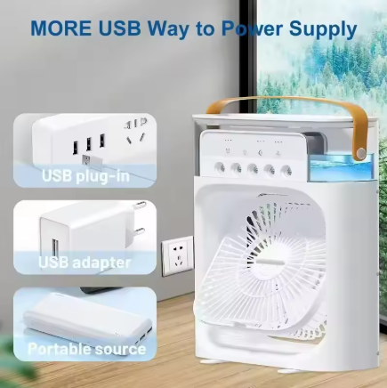 3-in-1 Fan with 5-Pore Humidifier